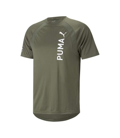 T-shirt Kaki Homme Puma Fit Ultrabreat - S