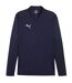 Mens Teamfinal Quarter Zip Training Fleece Top Navy Puma-2