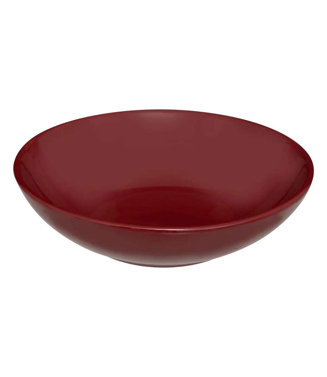 Lot de 6 Assiettes Creuses Colorama 20cm Rouge-1
