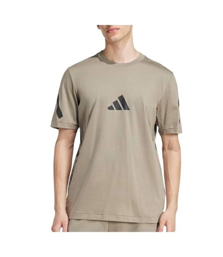 T-Shirt marron homme adidas je7541