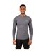 Trespass Mens Timo Long Sleeve Active Top (Black Marl) - UTTP3573-4