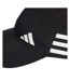 Casquette De Baseball Motif/style 3 Rayures Adulte Noir Adidas-3