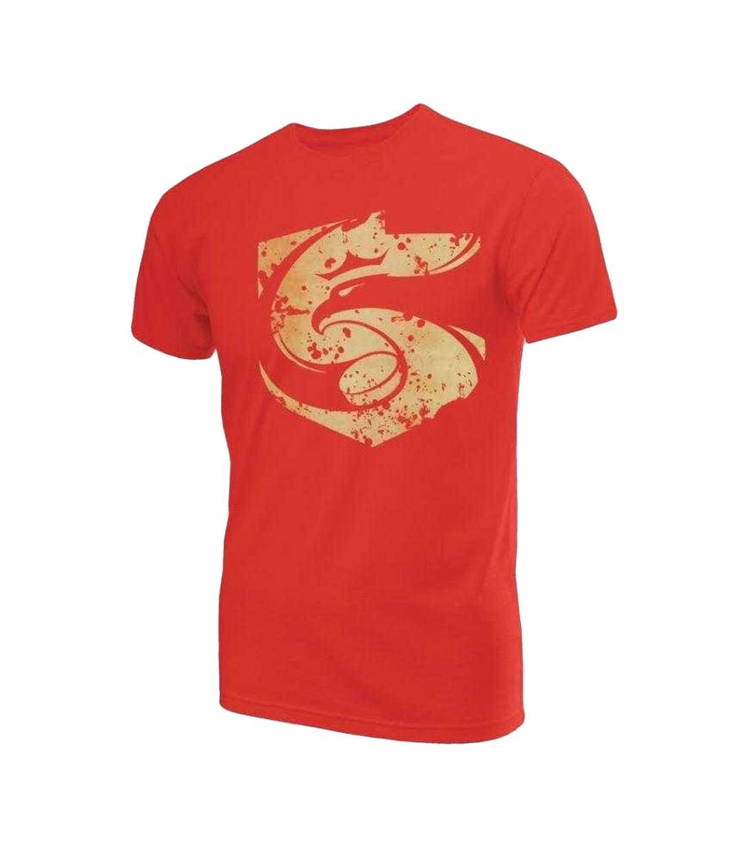 T-shirt Motif/style Logo Homme Rouge Premium-1