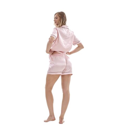 Ensemble De Pyjama Court Manches Courtes Femme Rose Keanu