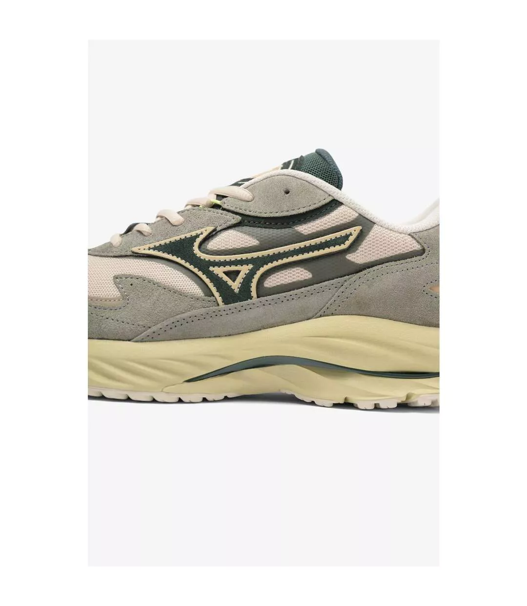 Baskets Wave Rider Beta Sportstyle Homme Blanc Vert Mizuno-2