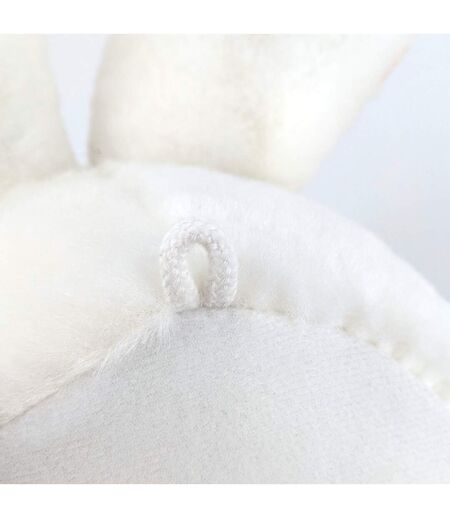 Peluche trophée mural Basse-cour Lapin Blanc Alice