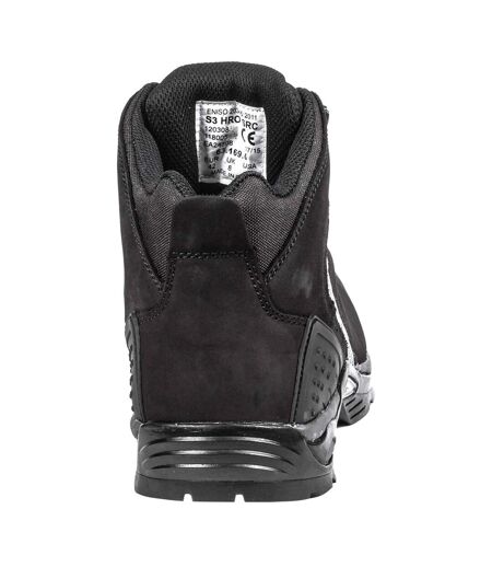 Mens runner xts leather mid cut safety boots black Albatros