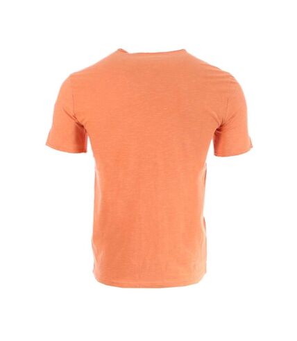 T-shirt Orange Homme Guess Dustin - S