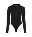Body Manches Longues Motif/style Étiquette Femme Noir Calvin Klein-2