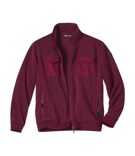 Veste polaire homme bordeaux Atlas For Men