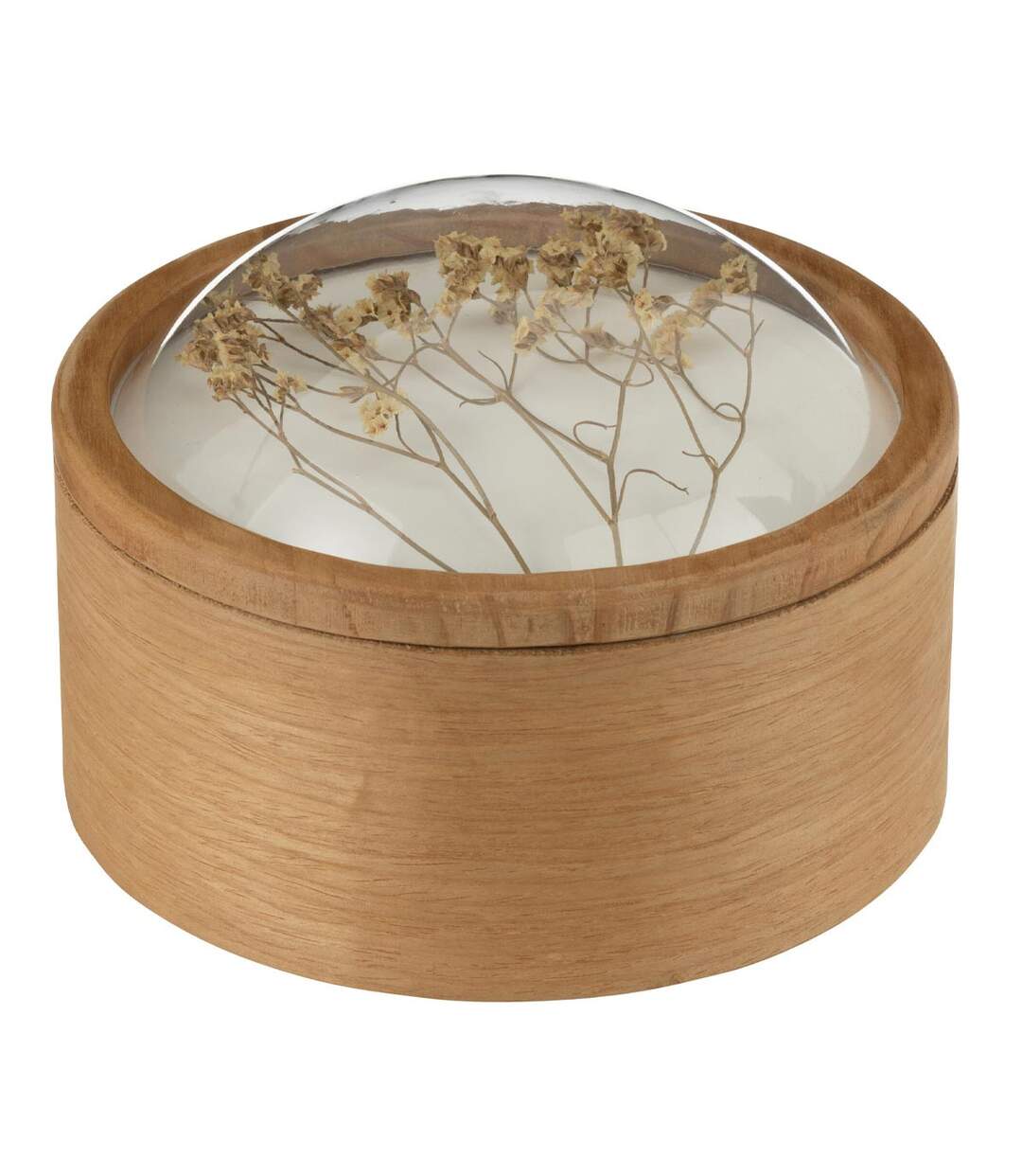 Boîte Déco en Bois Cereal 20cm Naturel-1
