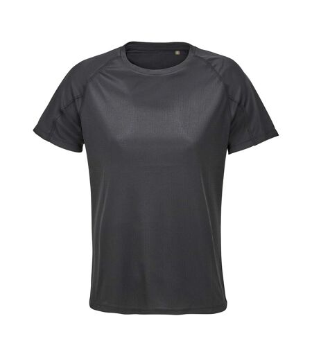 Womens/ladies Performance Ripstop T-shirt Black SOLS