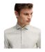 Chemise Habillée Manches Longues Motif/style Uni Homme Vert Boss-4