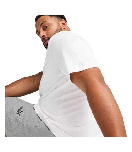 T-shirt Style Petit Logo Essentials No Homme Blanc Puma