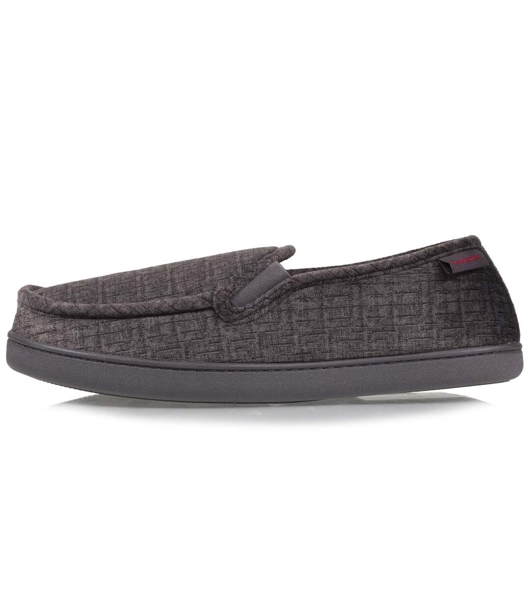 Isotoner Chaussons Mocassins homme velour ultra doux-3