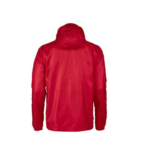 Mens Fastplant Waterproof Jacket Red Printer RED