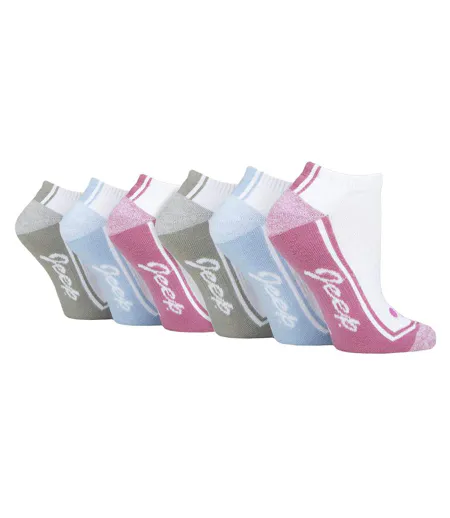 Lot de 6 paires de chaussettes de sport rembourrées pour femme