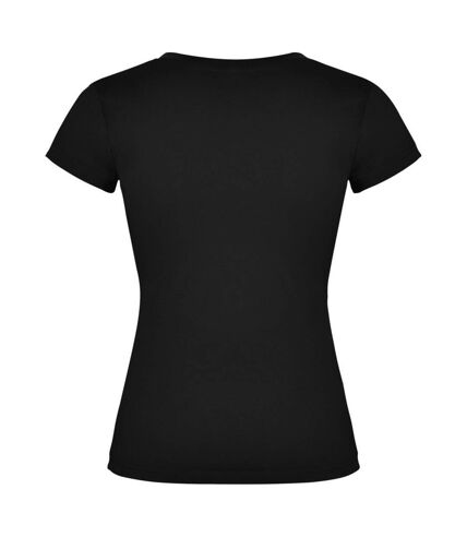 Roly Womens/Ladies Victoria T-Shirt (Solid Black)