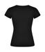 Roly Womens/Ladies Victoria T-Shirt (Solid Black)