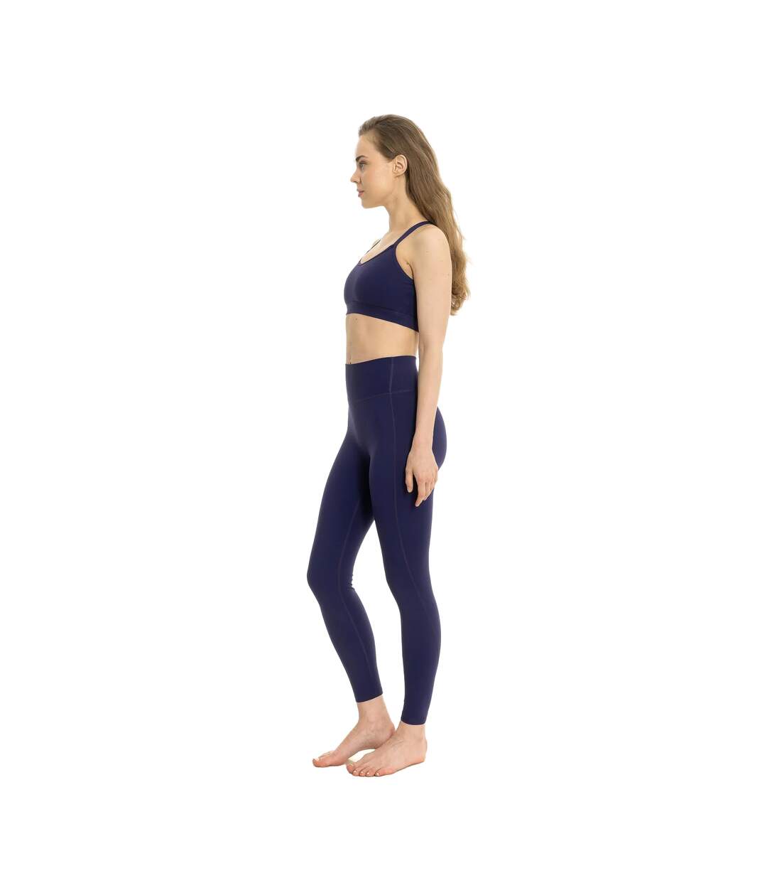 Legging arya femme bleu marine Lookus-3