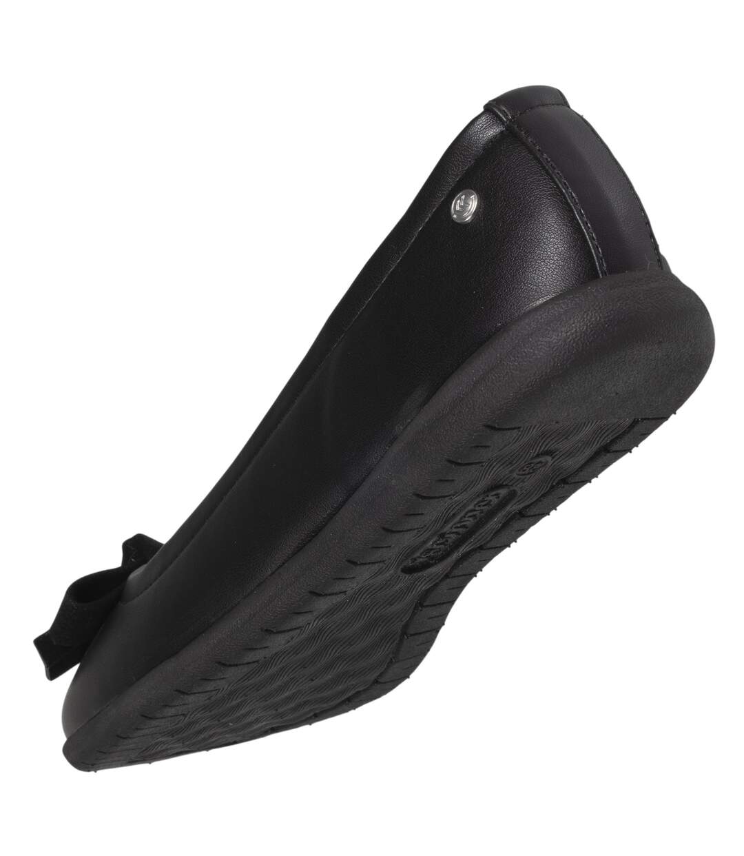 Isotoner Ballerines femme avec détail nœud noir