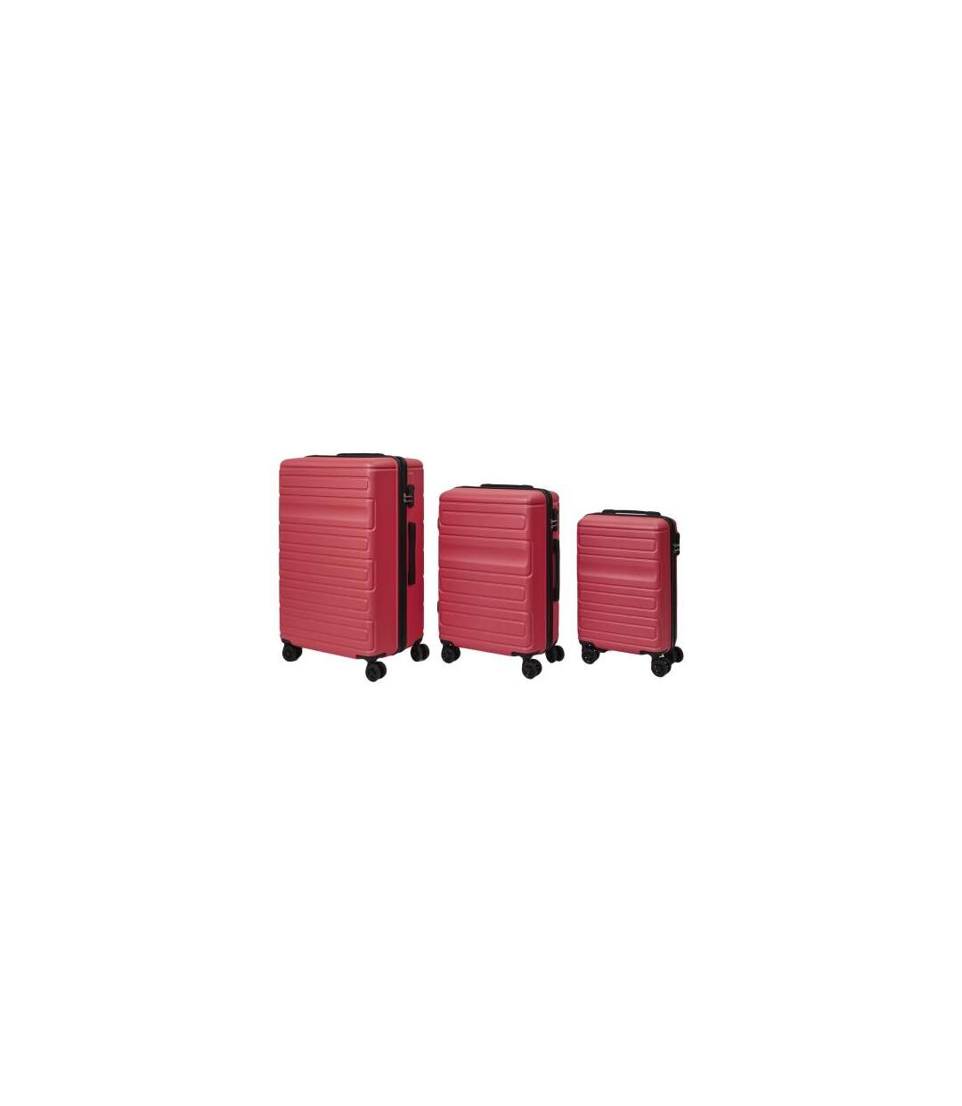 Lot de 3 Valises Acapulco 104L Corail-2