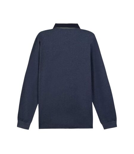 Polo manches longues marine homme tbs pekanpol - 3xl
