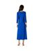 Robe mi-longue femme bleu Principles-2