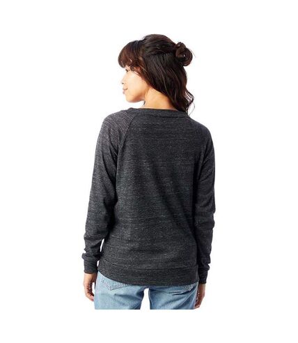 Alternative Apparel Womens/Ladies Eco-Jersey Slouchy Pullover (Eco Black)