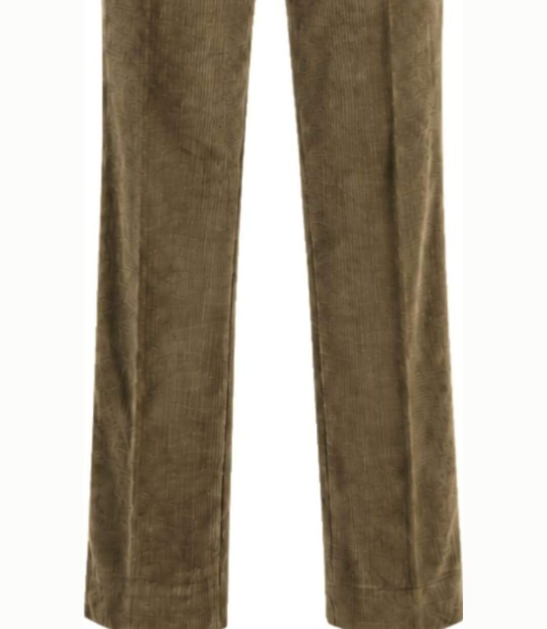MAYFLOWER D373 — Pantalon velours extensible chamois : confort stretch et taille haute-3