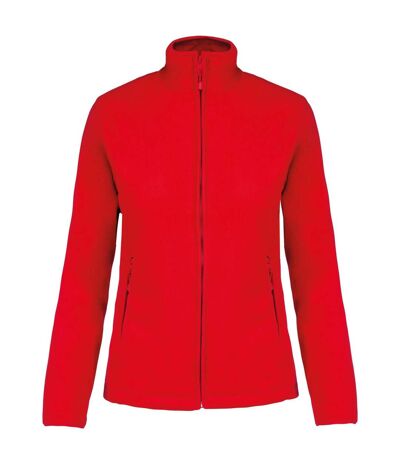 Womens/ladies maureen microfleece jacket red Kariban