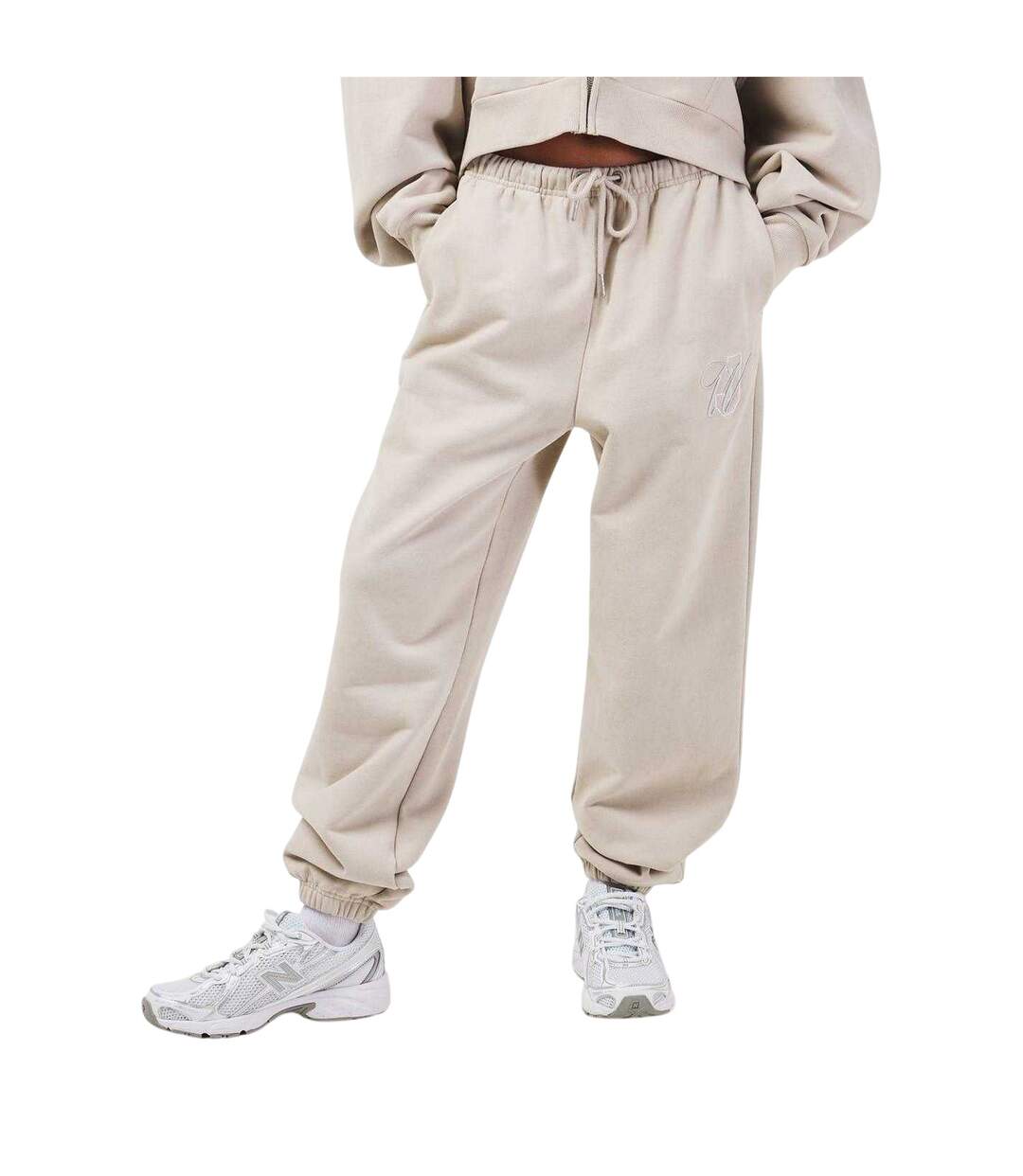 Pantalon De Jogging Motif/style Emblème Femme Beige Gris Jack Wills-4