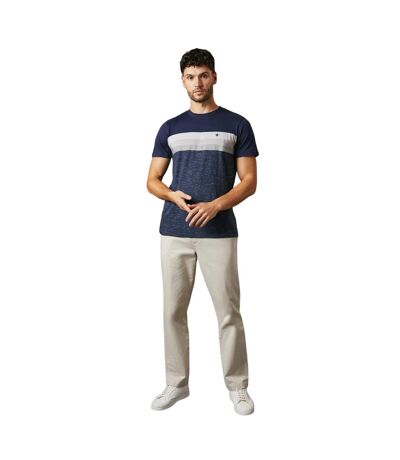 Mens Detroit Stripe T-shirt Navy Maine