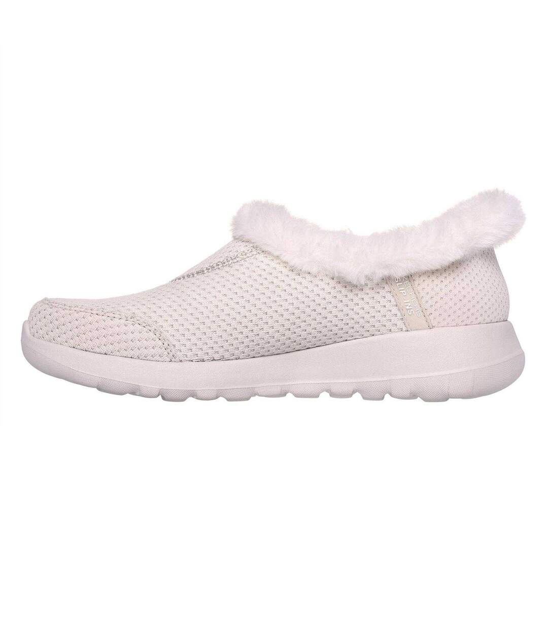 Womens/ladies On The Go Flat Boots Natural Skechers-2