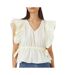 Blouse blanc femme yas 26037290-1