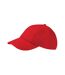Casquette De Baseball Rouge Classique Beechfield-2
