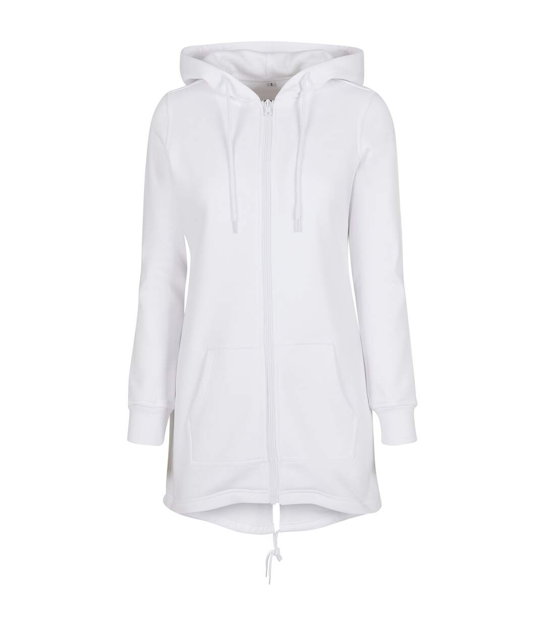 Parka Sweat Femme Blanc Build Your Brand-1