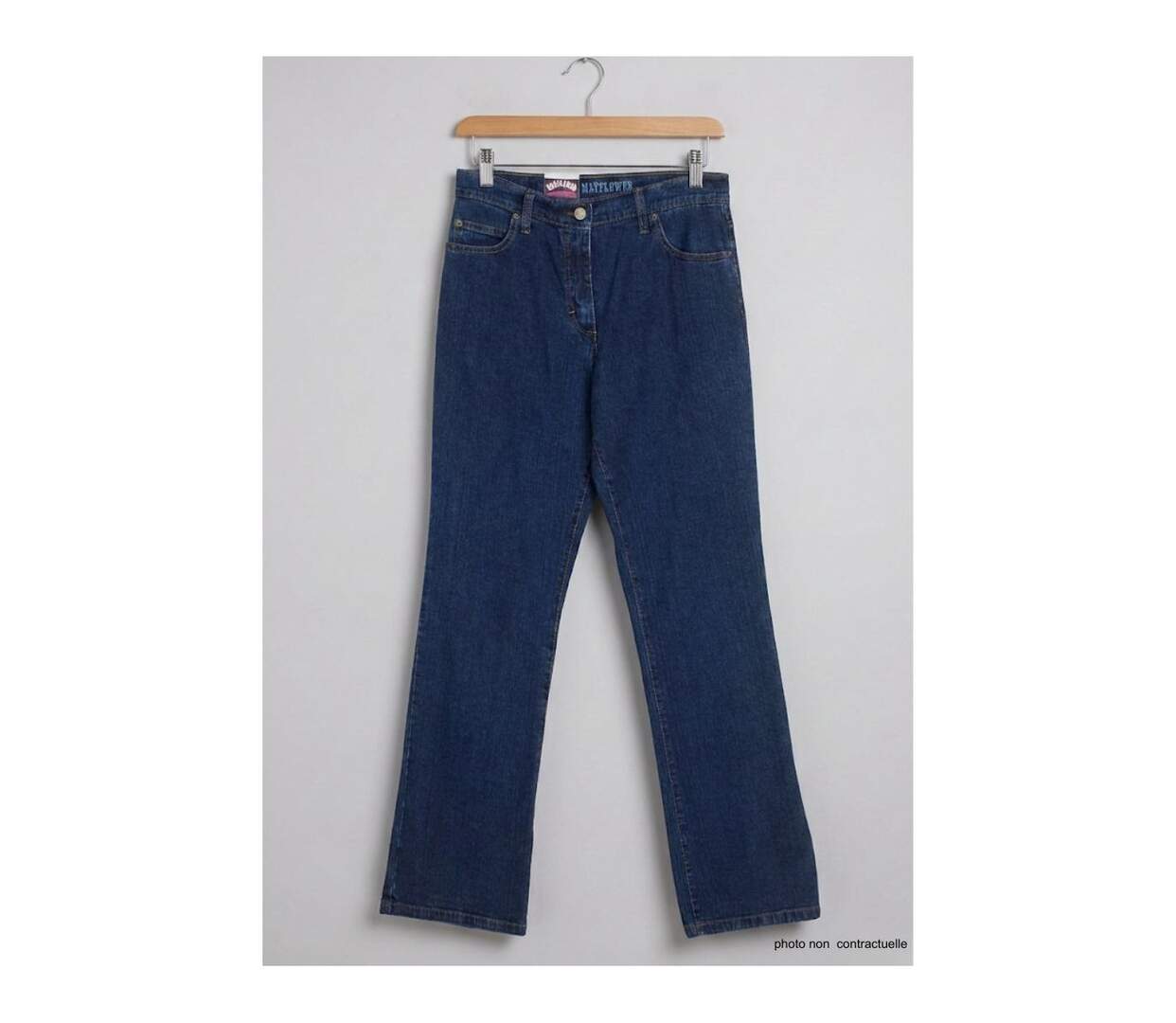 Jean Femme Mayflower M957 - Coupe Évasée Stretch Bleu Stone-3