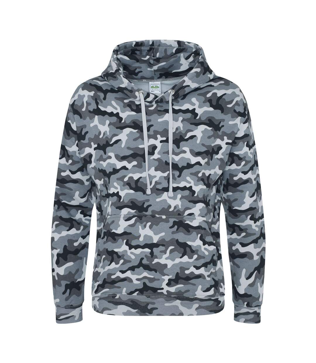 Sweat-shirt à capuche camo homme - JH014 - gris camouflage-2