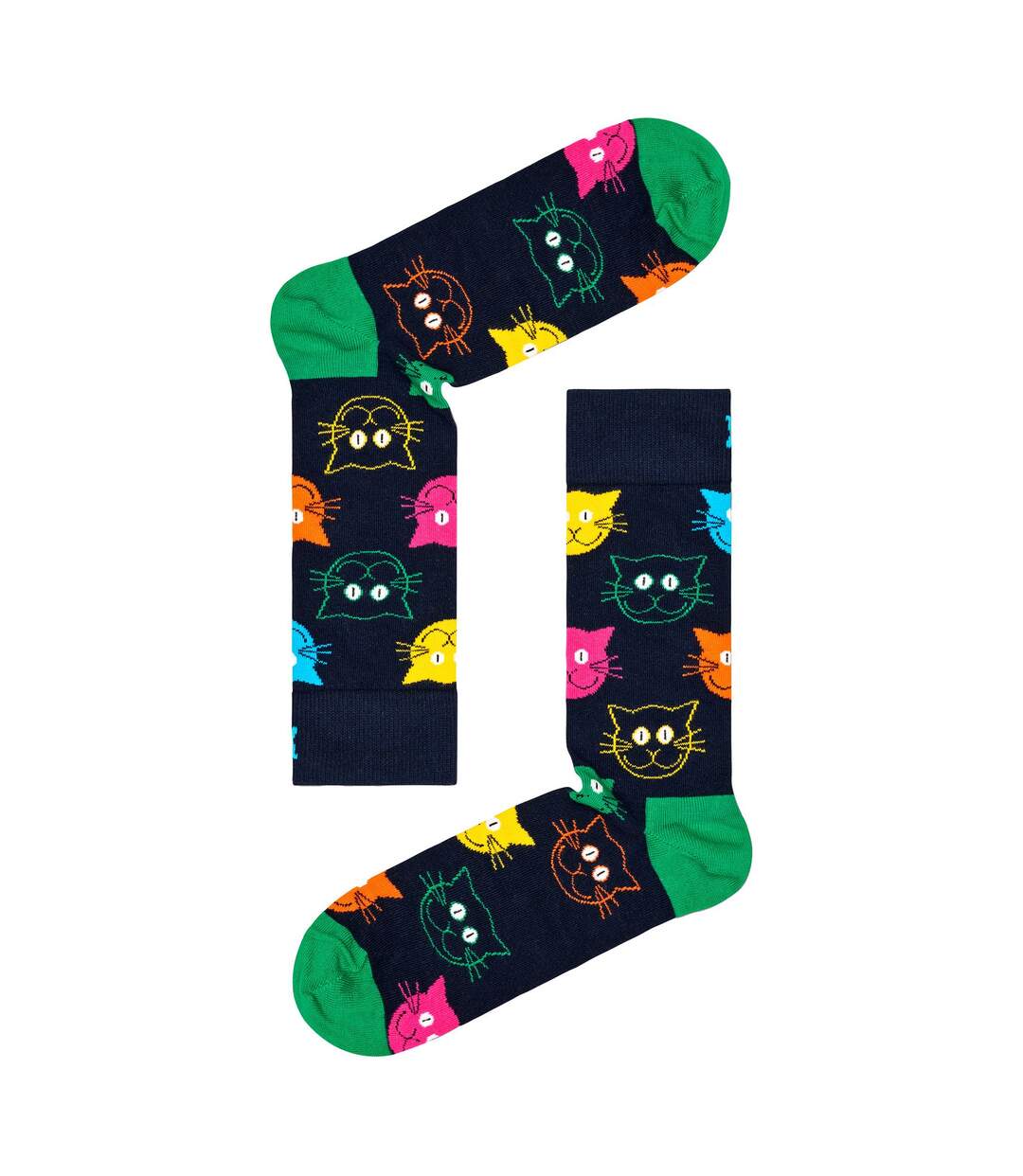 3 Pack Mens & Ladies Mixed Cat Socks Gift Set-3
