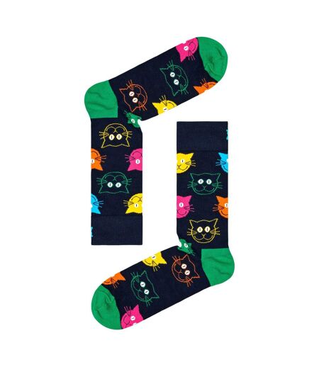 3 Pack Mens & Ladies Mixed Cat Socks Gift Set