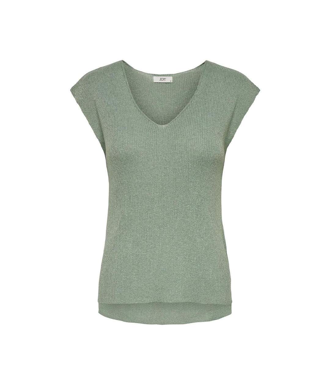 T-Shirt vert femme jdy new behave-1