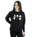 Disney Sweatshirt Big Hero 6 Baymax Many Poses Femme/Femme (Noir) - UTBI11563-2