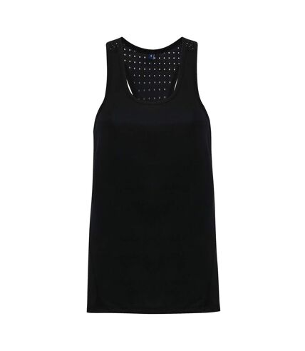 TriDri Womens/Ladies Laser Cut Sleeveless Vest (Black) - UTRW6279
