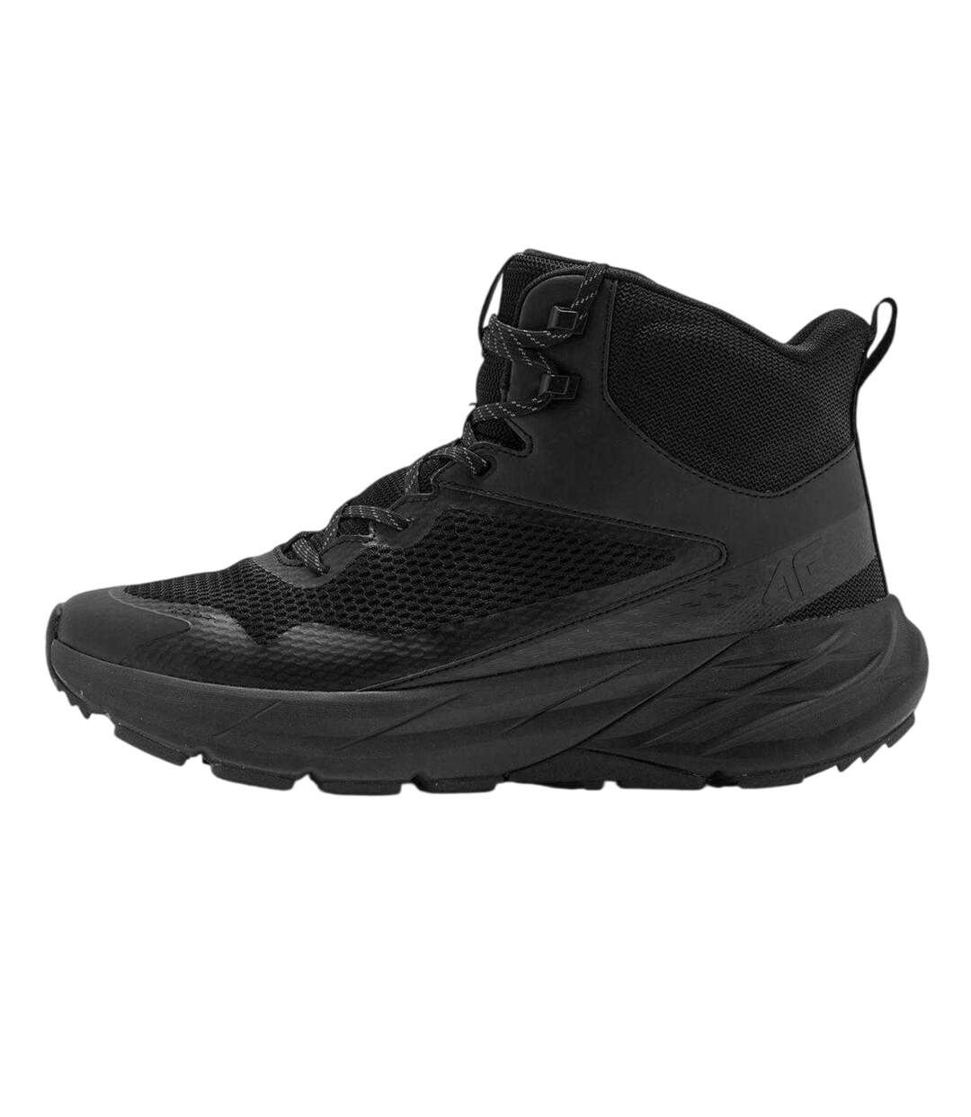 Mens Speed Logo Hiking Boots Triple Black 4F-2