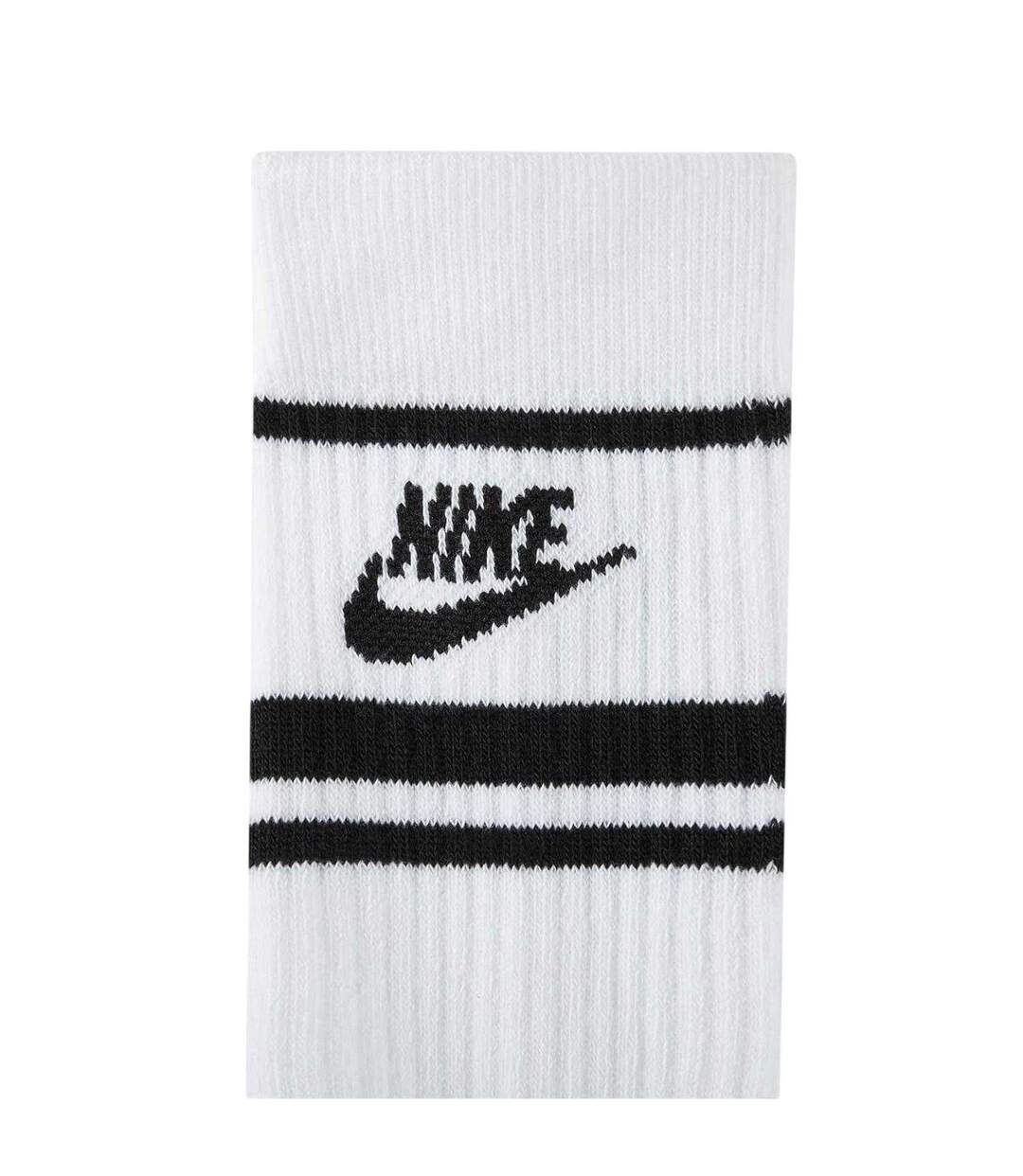 Lot De 3  Chaussettes Everyday Essential Adulte Blanc Noir Nike-3