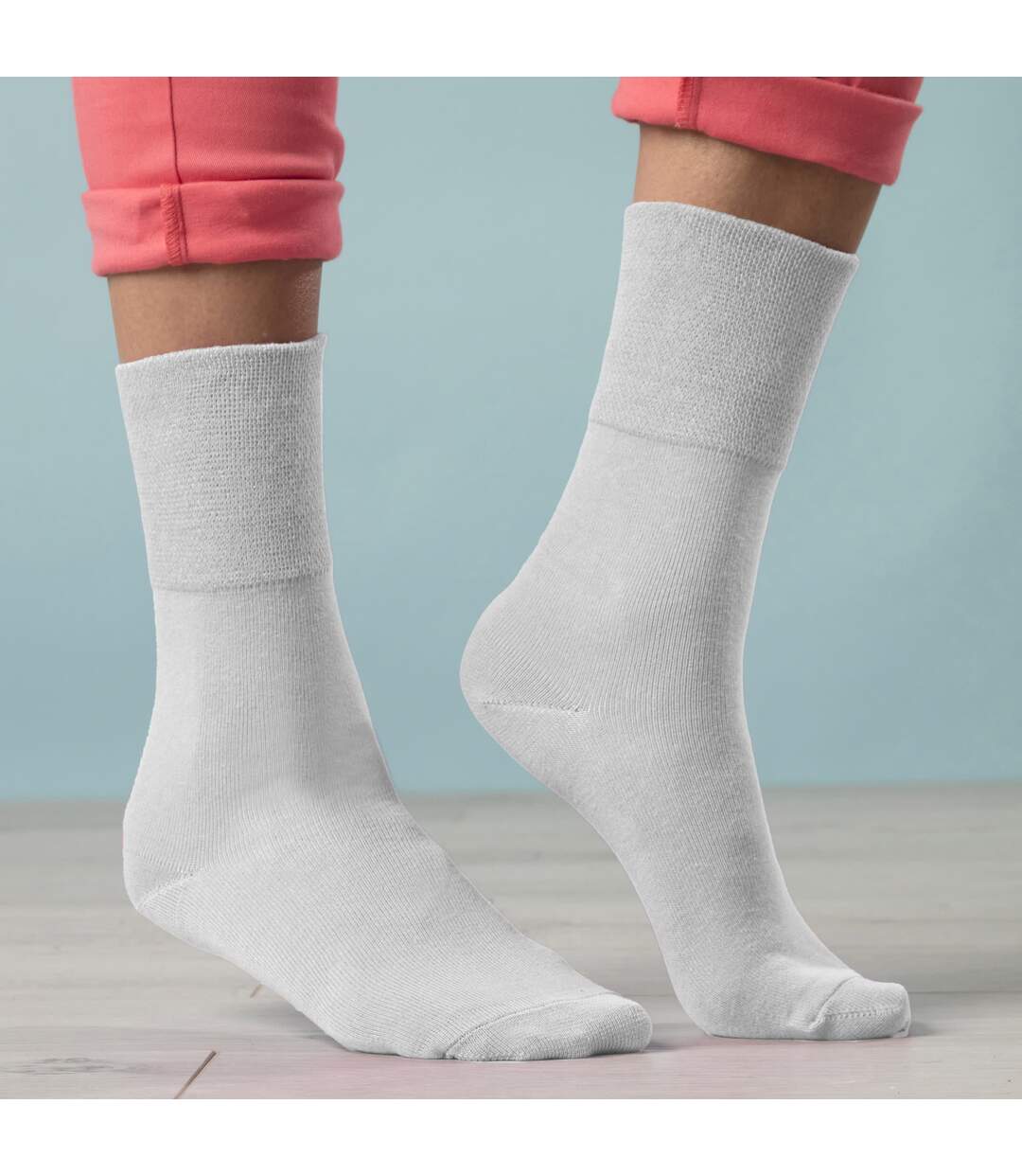 Gentle Grip - Lot de 3 Chaussettes Sport Sans Élastique Homme & Femme Confort-3