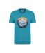 T-shirt take a hike homme bleu pétrole Mountain Warehouse