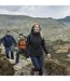 Ladies Waterproof Hiking Jacket with Hood with Windproof Rain Shell Coat-5