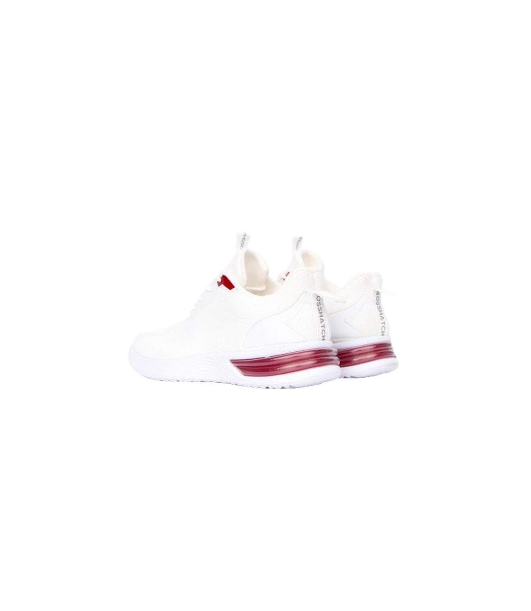 Mens Nyles Trainers White Crosshatch-2